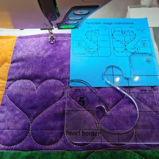 HONEYSEW Patchwork Quilting Template - Handmade DIY Sewing Tool, Coffee Table Mat Templates